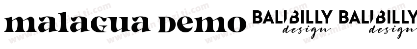 Malagua Demo字体转换